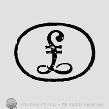 Pound sign inside an oval.