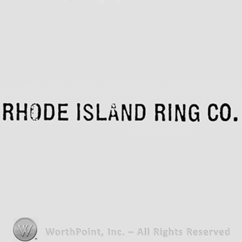 Words RHODE ISLAND RING CO.