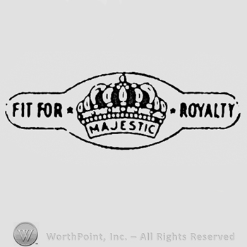 Crown and words FIT FOR ROYALTY, MAJESTIC.