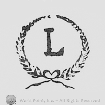 Letter L inside a circle formed by branches.