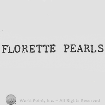 Words FLORETTE PEARLS.
