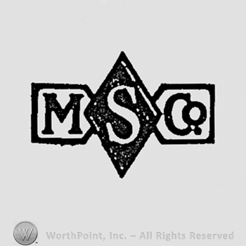 Letters M,S CO; The S is inside a diamond.
