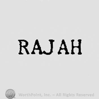 Word RAJAH.