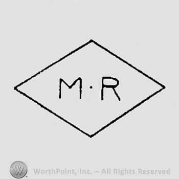 Letters MR inside a diamond.