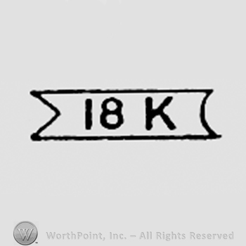 Number 18 and letter K written on a label.