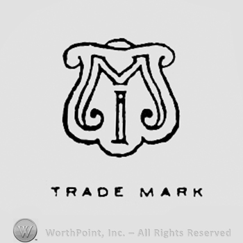 Monogram of letters MI and TRADE MARK written bellow.