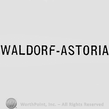 Words WALDORF-ASTORIA.