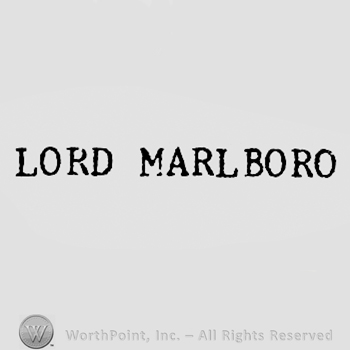 Words LORD MARLBORO.