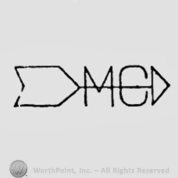 Letters MC pierced by an arrow.