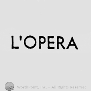Word L'OPERA.