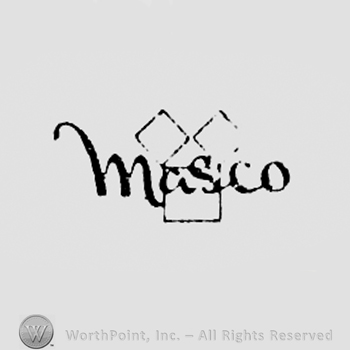 Word MASCO and two diamonds.