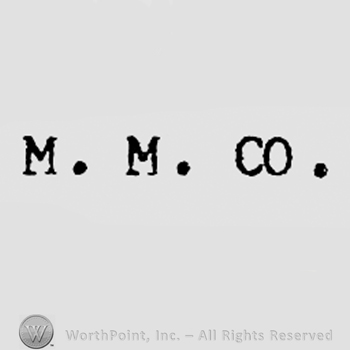 Letters M.M. CO.