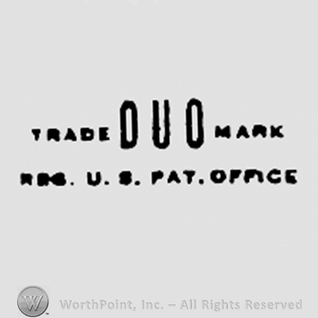 Words TRADE DUO MARK MFG. US. PAT. OFFICE.