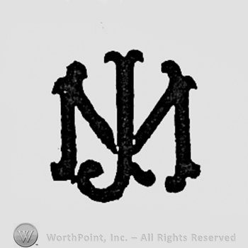 Monogram of letters M and J.