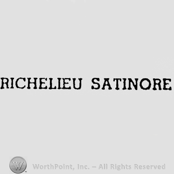 Words RICHELIEU SATINORE.