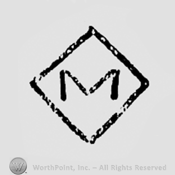 Letter M inside a diamond.