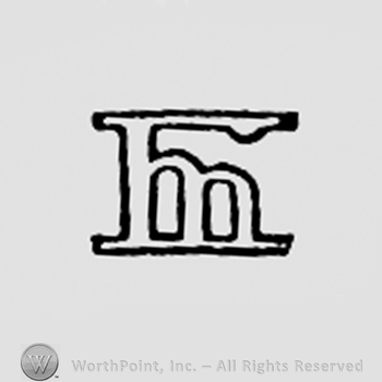Monogram of letters JM.