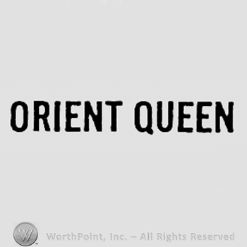 Words ORIENT QUEEN.