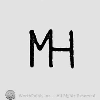 Monogram of letters MH.