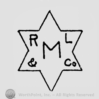 Letters R,M,L & CO inside a star.