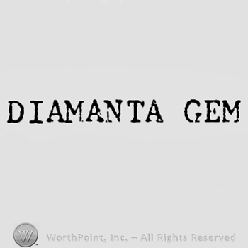 Words DIAMANTA GEM.