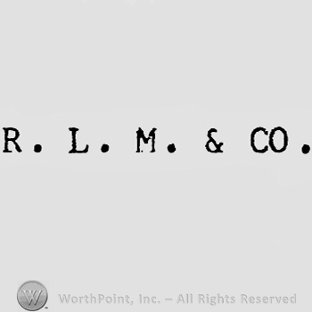Letters R.L.M. & CO.