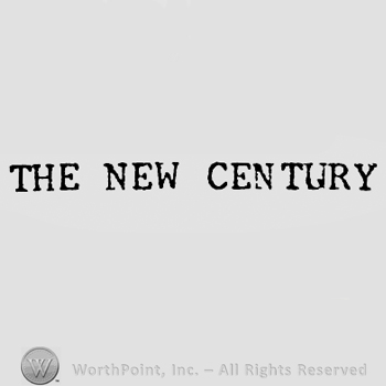 Words THE NEW CENTURY.