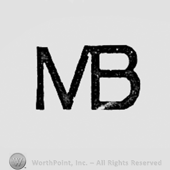 Monogram of letters MB.
