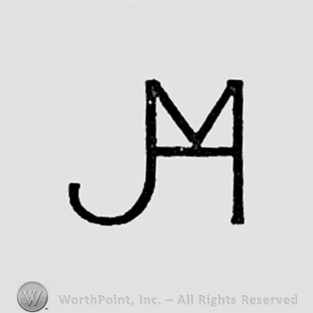 Monogram of letters MJ.