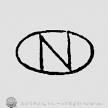 Letter N inside a circle.