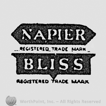 Words NAPIER BLISS REGISTERED TRADE MARK.