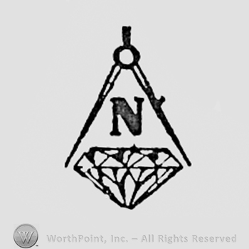 Letter N, pincers and a diamond.