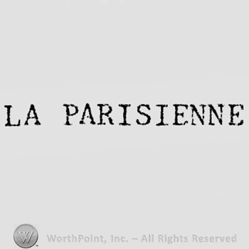 Word LA PARISIENNE.