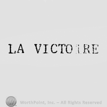 Word LA VICTOIRE.