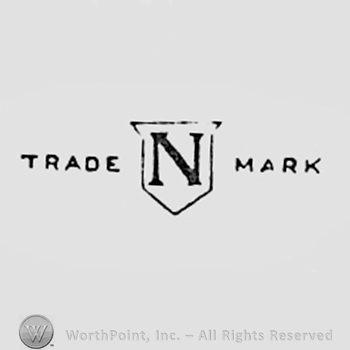 Letter N on a shield and word TRADE MARK.