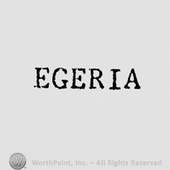 Word EGERIA.
