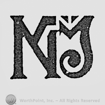Monogram of letters K,N J.