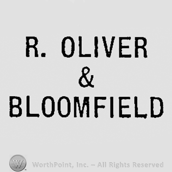 Words R.OLIVER & BLOOMFIELD.