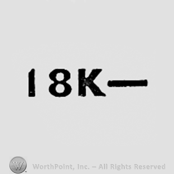 Number 18, letter K and a line.