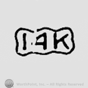Number 14 and letter K.