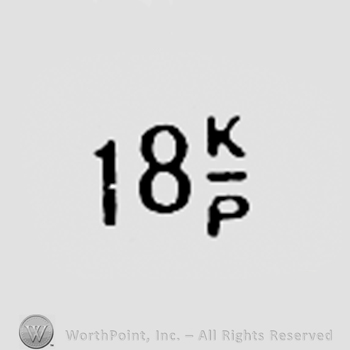Number 18 and letters K over P.