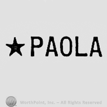 Star and word PAOLA.