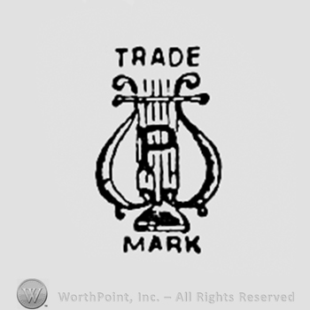 Harp and words TRADE MARK.