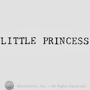 Words LITTLE PRINCESS.