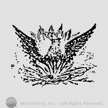 Rissing phoenix bird.