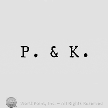 Letters P & K.