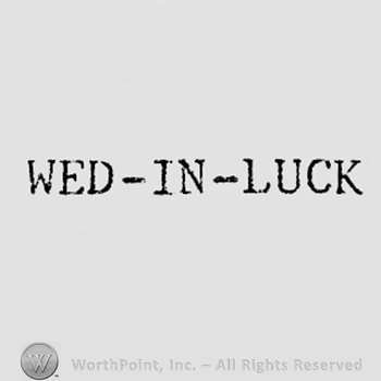 Words WED-IN-LUCK.