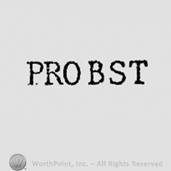 Word PROBST.