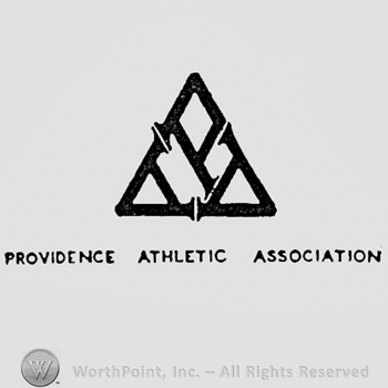 Triangle with lines.