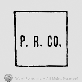 Letters P.R.CO. inside a square.